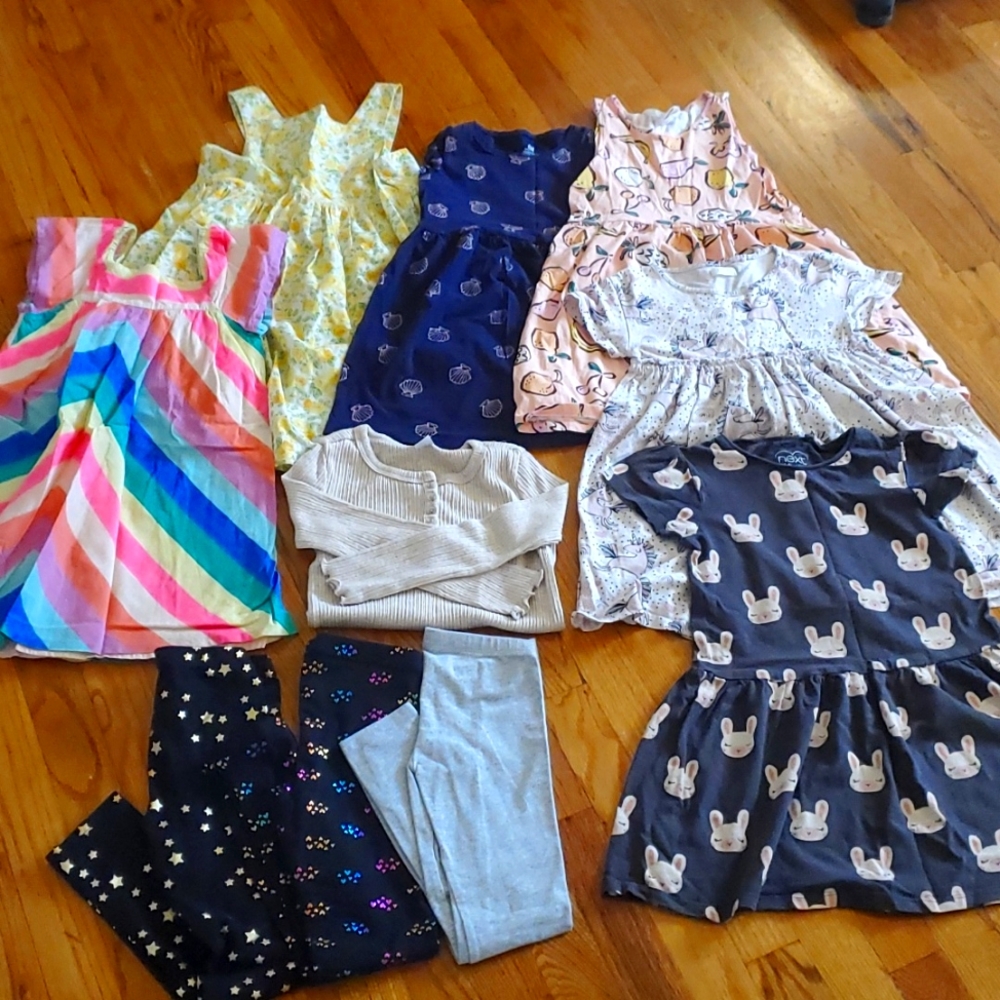 H&M Spring/Summer girls dresses set size 5T